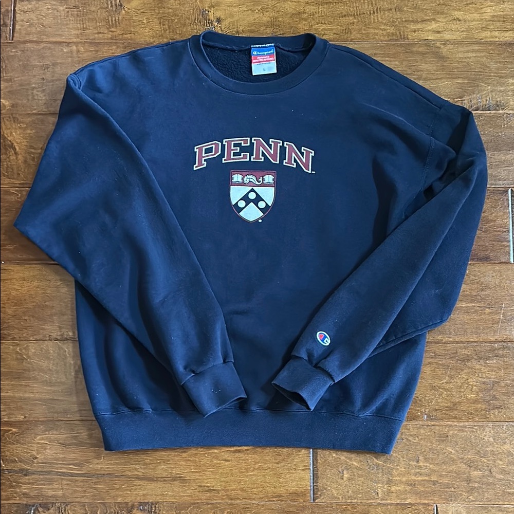 PENN Vintage Champion Athletic University of Pennsylvania Sweatshirt Mens Large